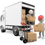 why hire a removalist, graphic illustration of removal professionals loading or unloaded moving boxes from a truck.